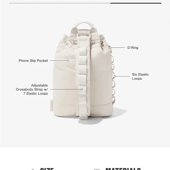 Dagne Dover Onyx Drawstring Backpack - Picture 8 of 9